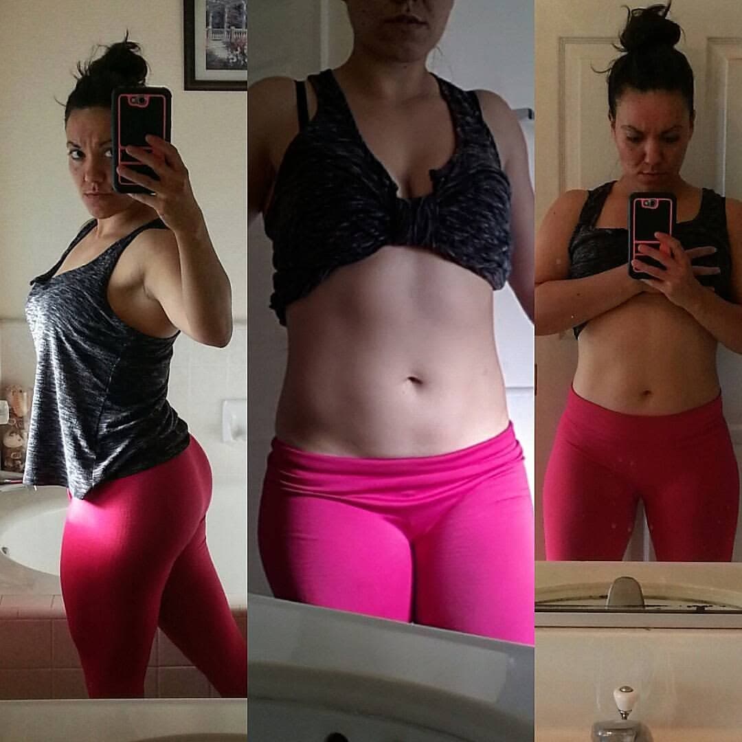 Client midsection transformation